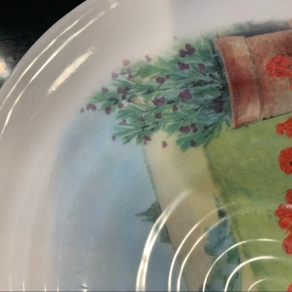 Italian Tuscan ceramic pottery plate
